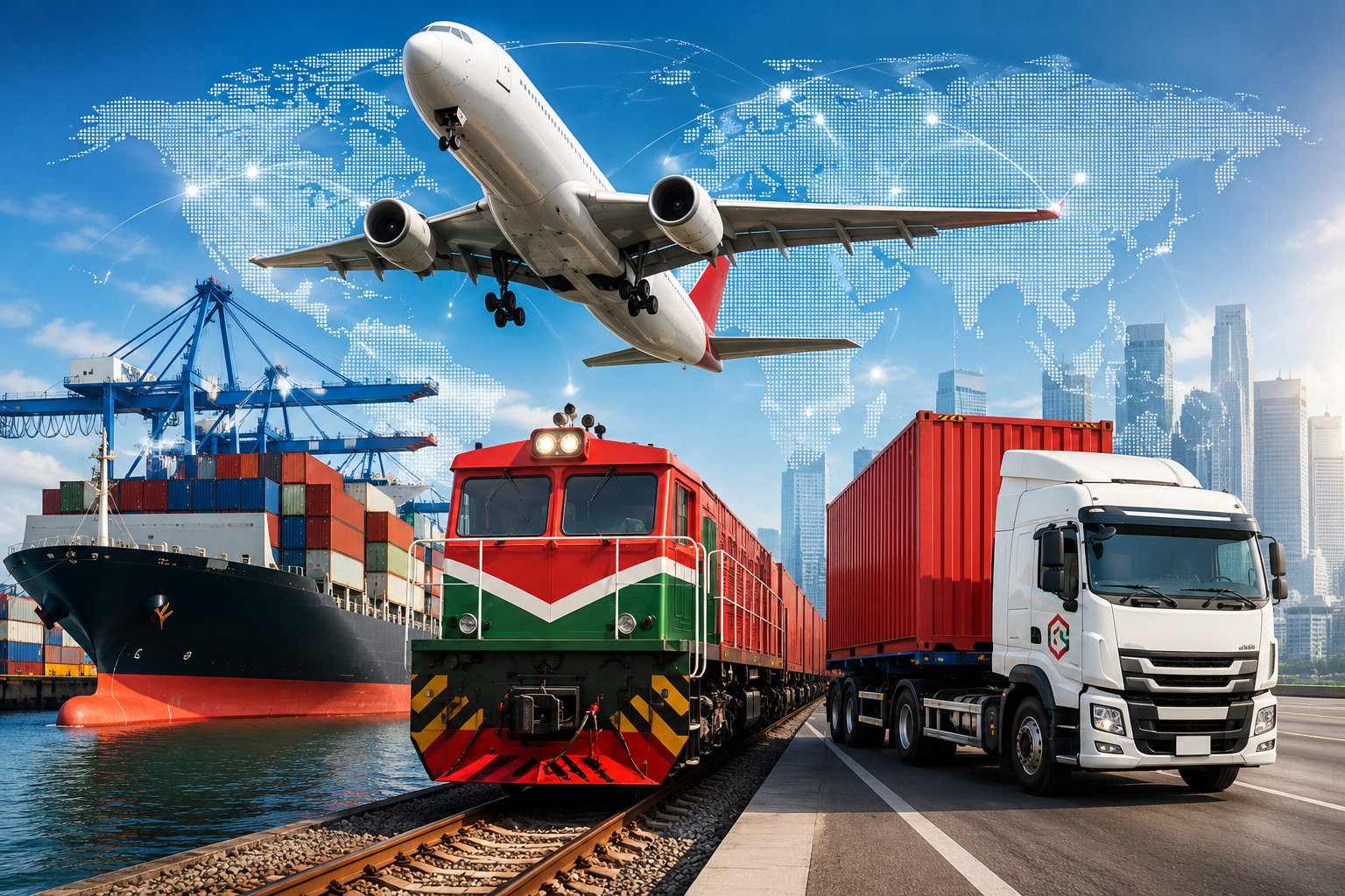 Cargo operations at the port